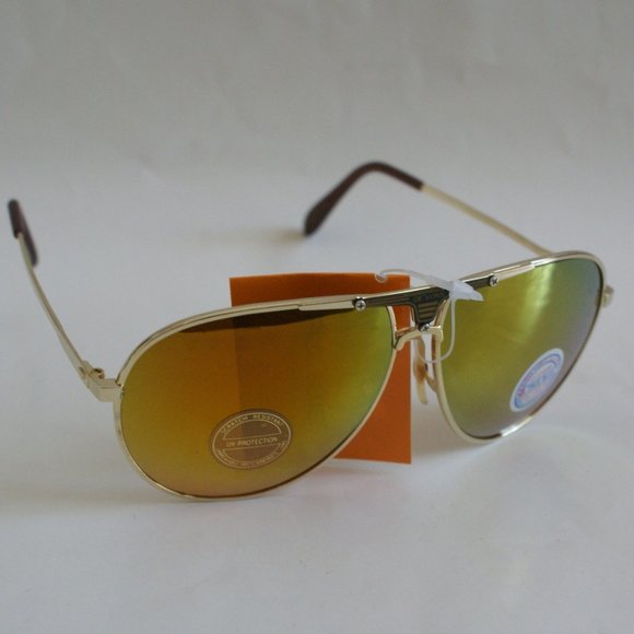 NWT TruVintage Aviator / pilot like style frame w/ true blue blocker sunglasses - Picture 7 of 10